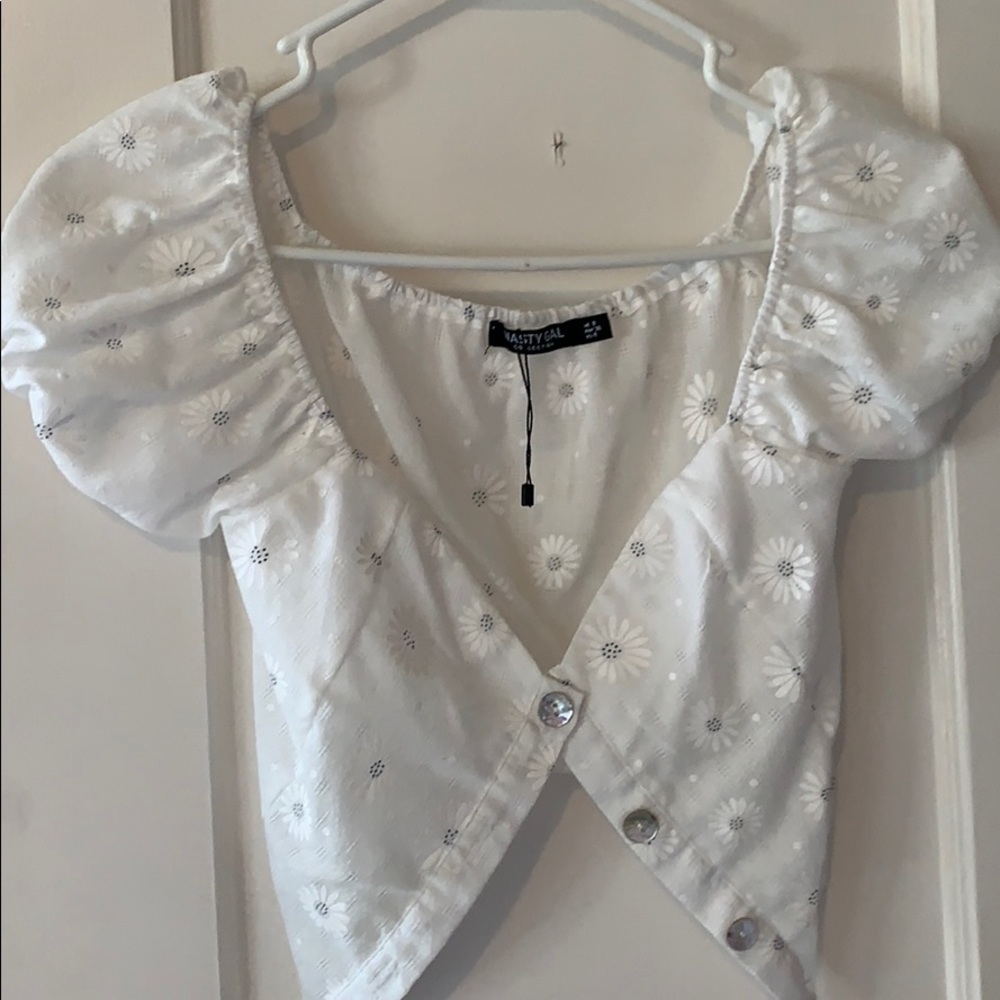 two crop tops from nasty gal